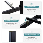 HOOMIC 14 Inch Metal Platform Bed Frame
