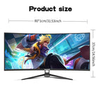 Gawfolk Monitor 34'' 144Hz Bandfish Screen Curved