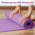 Anti-Slip & Thick Yoga Mat Combo