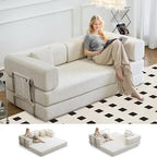 King Size Fold Out Corduroy Sofa Bed