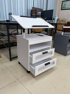 JDPAG Nightstand with Wireless Charging Station