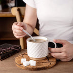 12OZ Stackable Coffee Mugs