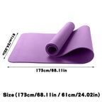 Anti-Slip & Thick Yoga Mat Combo