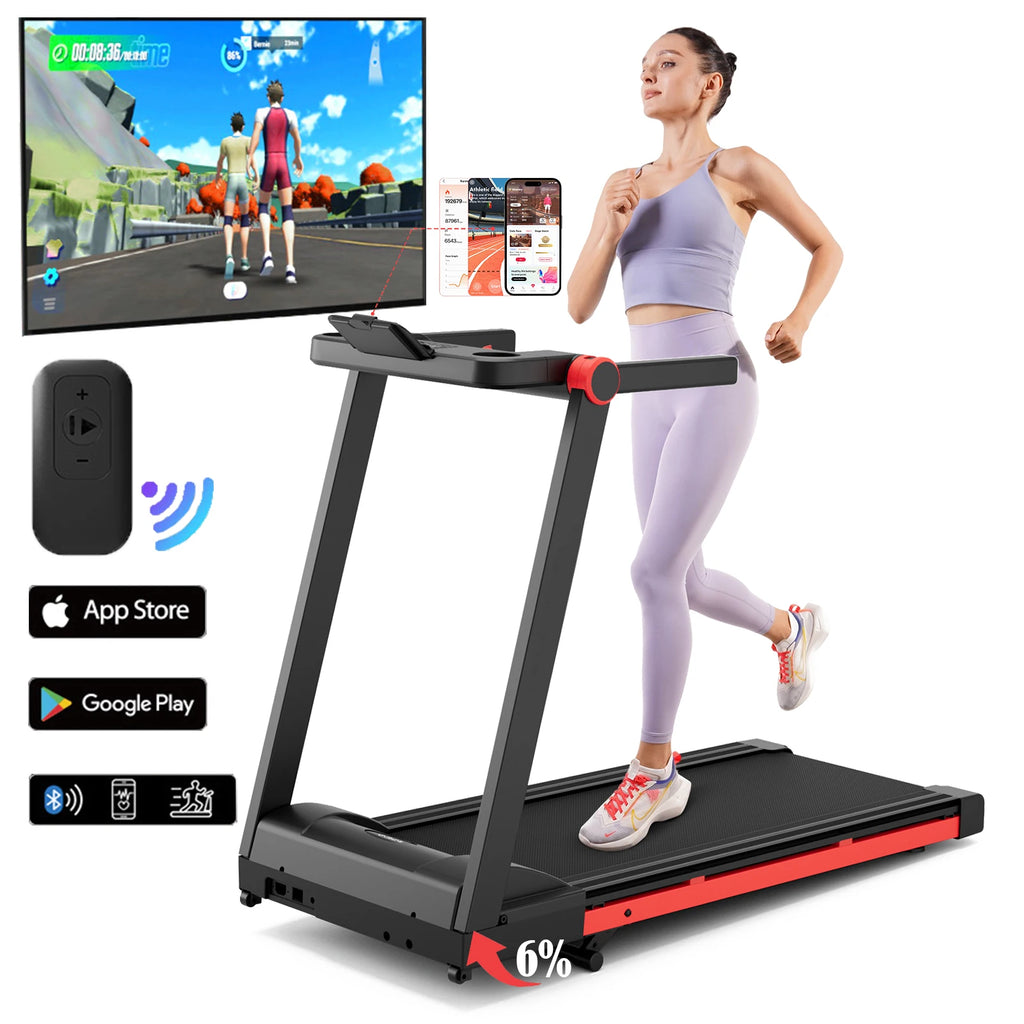 3.5HP Foldable Incline Home Treadmill