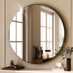 24.2"x24.2" Round Bathroom Mirror