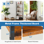 JHK 5 Tier Bookcase Bookshelf