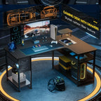 "Gaming Desk with Drawers,