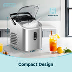 Simzlife Countertop Ice Maker with Handle
