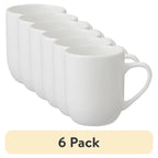 12oz Glazed Stoneware Mug Set of 6