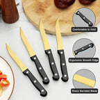 72-Pcs Gold Silverware Sets