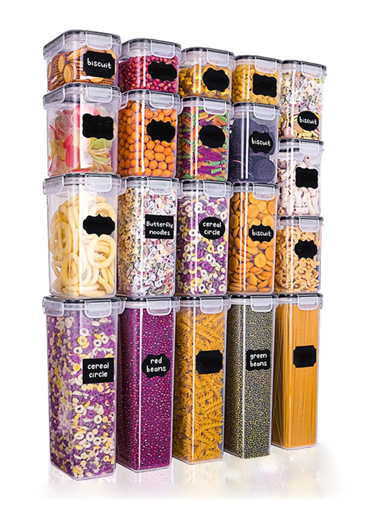 48pcs, Sealed food storage containers with LIDS