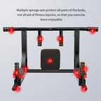 Multifunctional wall-mounted pull-up bar