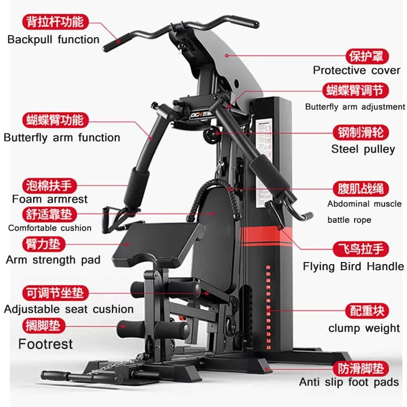 MIYAUP Multi-Functional Single-Person Station Combination
