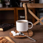 12OZ Stackable Coffee Mugs