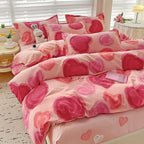 4pcs, 100% cotton bedding set