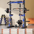 Smith machine gantry fitness equipment