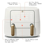 Beautiful 9 QT Tri-Zone Air Fryer