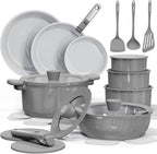 25pcs Ceramic Cookware Set