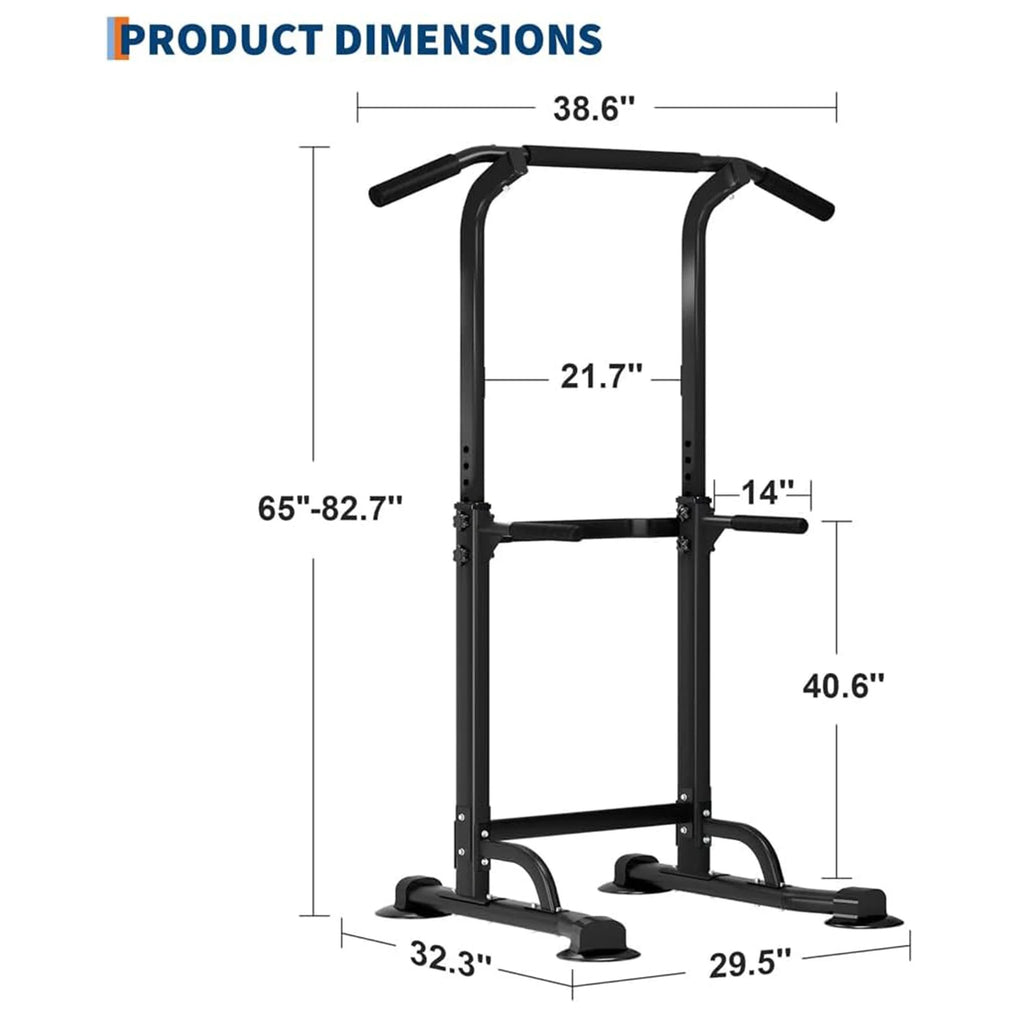 Adjustable Power Tower Pull-Up Rack