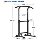 Adjustable Power Tower Pull-Up Rack