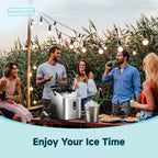 Simzlife Countertop Ice Maker with Handle