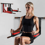 Multifunctional wall-mounted pull-up bar
